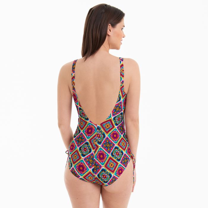 Adjust Leg line  Tie Swimsuit