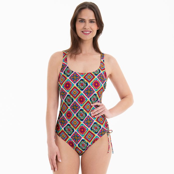 Adjust Leg line  Tie Swimsuit