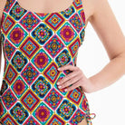 Adjust Leg line  Tie Swimsuit