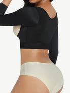 Chest & Arm Sleeve Top-Black