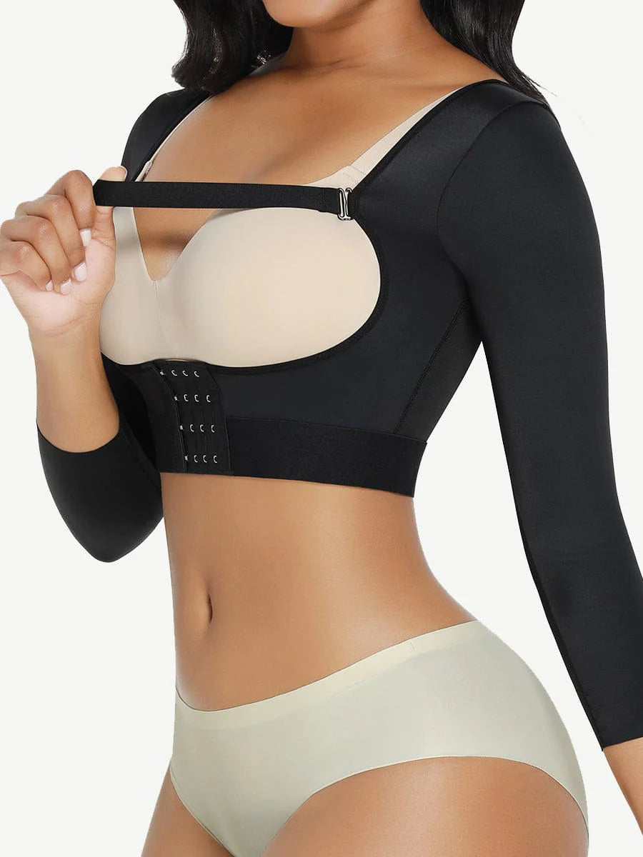 Chest and Arm Sleeve Top Black design