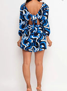Feeling Blue Cut Out Romper