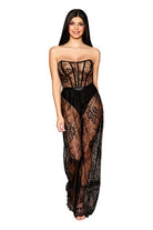 Floral Lace Lingerie Romper and High-Waisted Thong