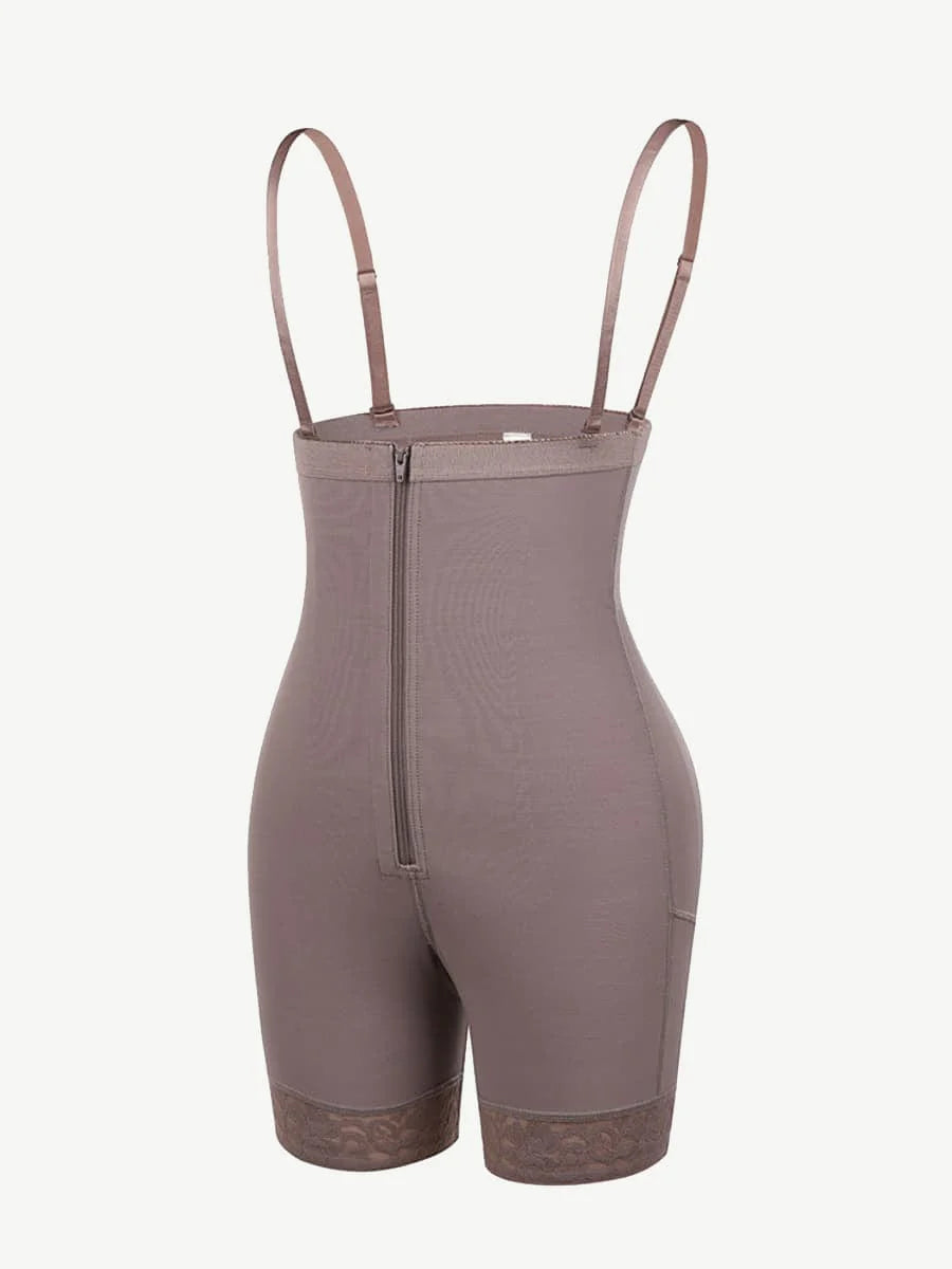 Post-Surgical Short Bottom Butt Lift Girdle Detachable Straps