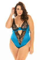 Mykonos Galloon  Lace Teddy  Plus Size