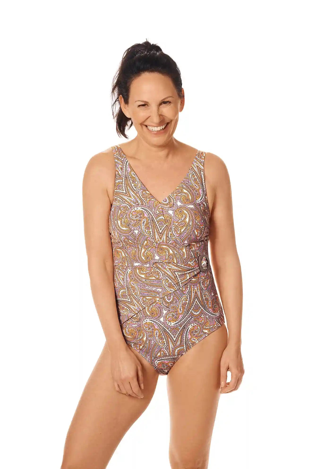 Marrakech Half-Bodice One Piece Pocketed Swim