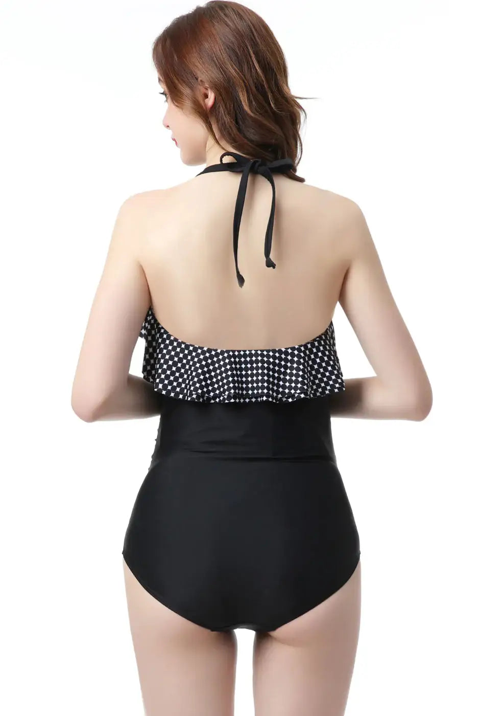 Off Shoulder Maternity UPF 50+ One Piece Swimsuit