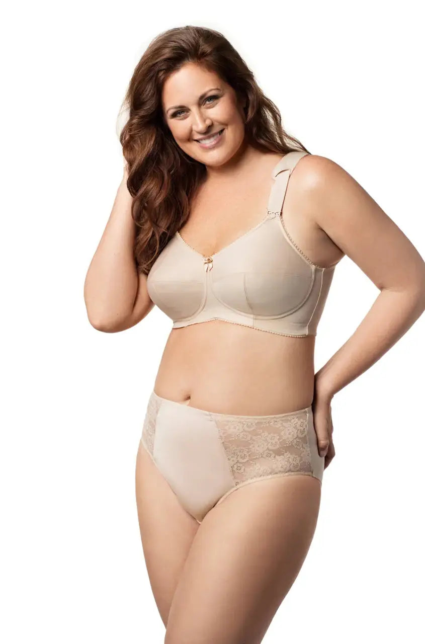 Plus Size Printed Full Coverage Soft cup Bra