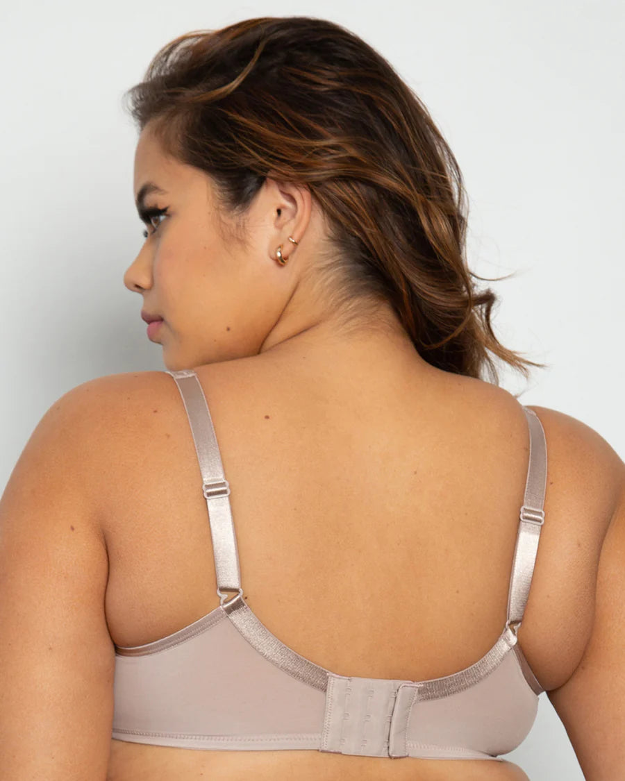 Sheer Mesh Plunge T-Shirt Bra